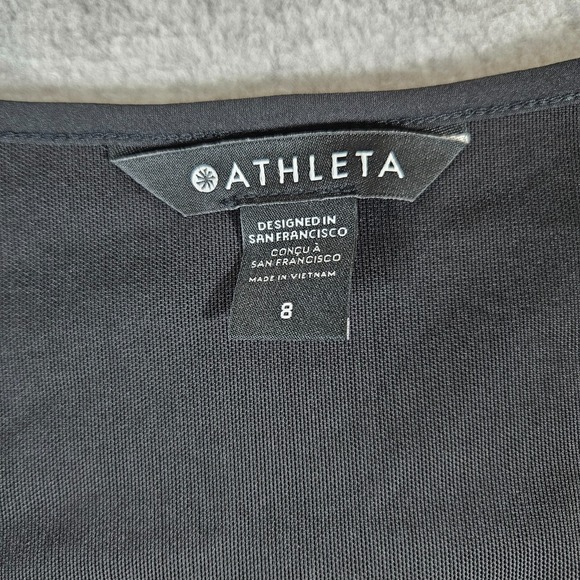 NWOT Athleta Sz 8 Expedition Black Lightweight‎ Quick Dry Sleeveless Skort Dress - Picture 11 of 13